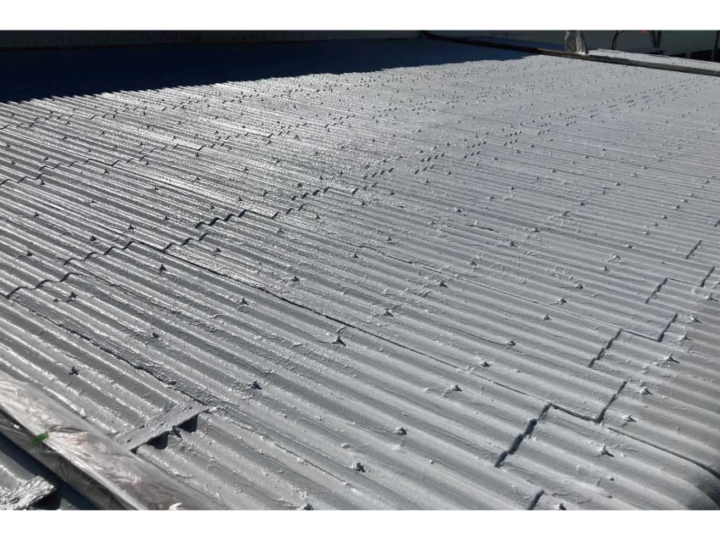 【北九州市　工場　屋根塗装】S工業株式会社様 屋根アスベスト封じ込め強度UP遮断熱塗装工事